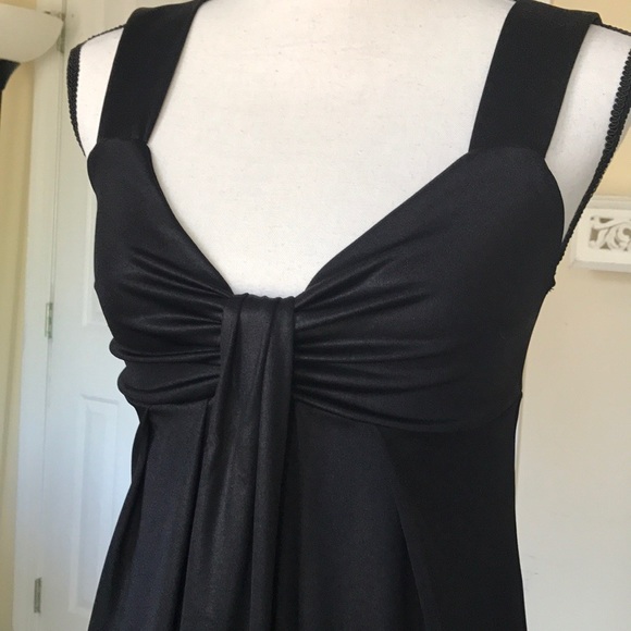 PLUNGING COCKTAIL DRESS NWOT - Picture 2 of 7